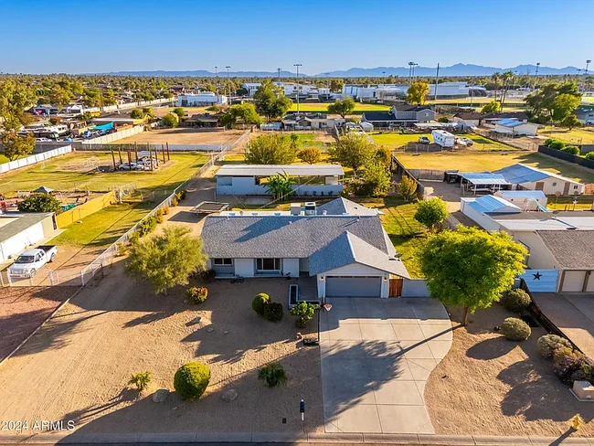 Front Aerial View - 3921 W Monte Cristo Ave House