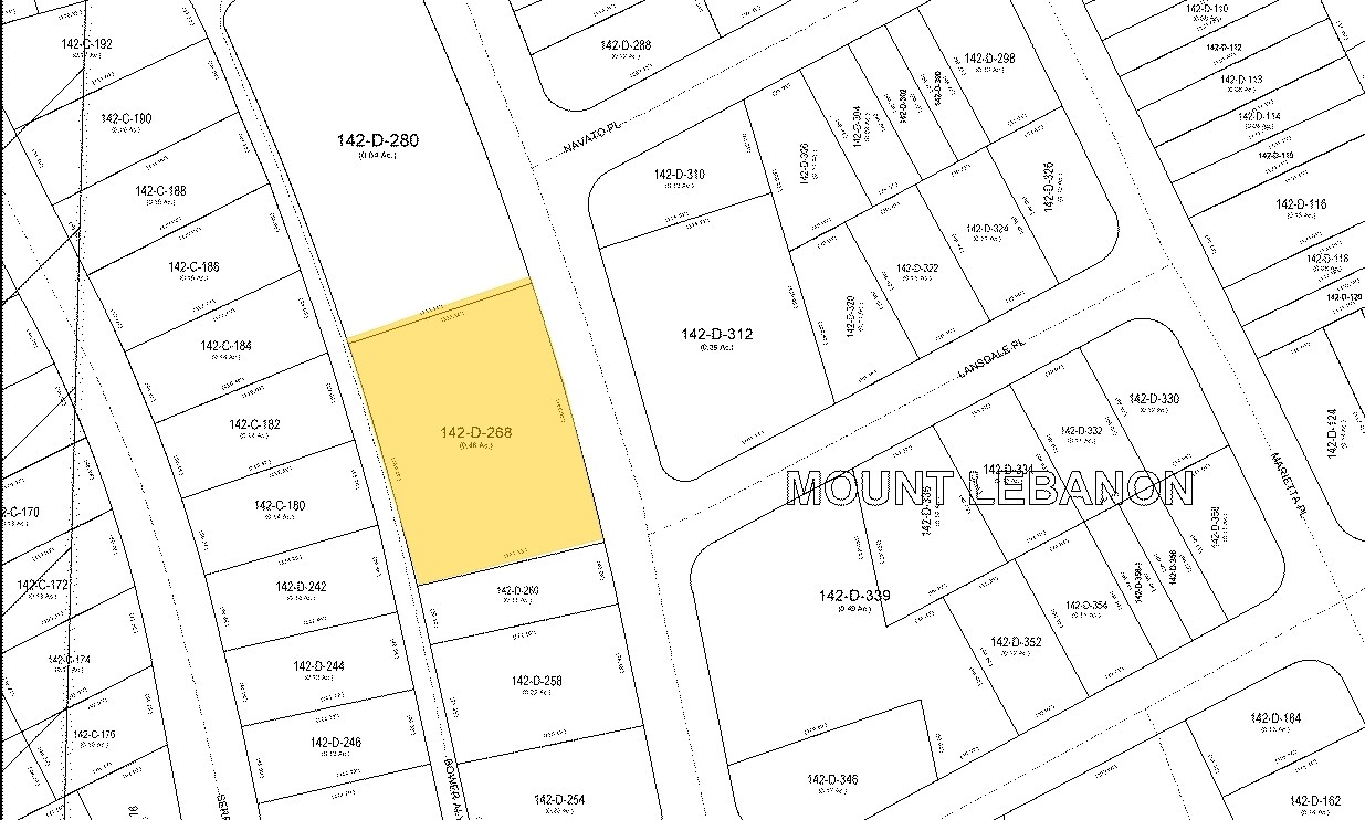Plat Map - Gay Lebanon Apartments