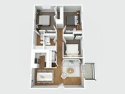 3 habitaciones