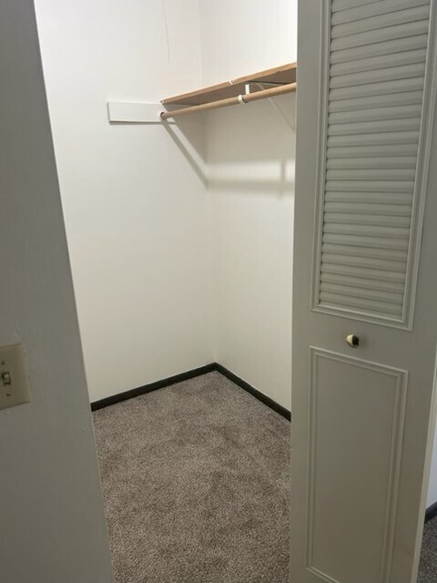 Check out this walk-in closet! - River Garden Apartments