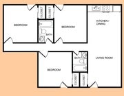 3BR/2BA