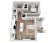 Floor Plan 1B | Seasons at Franklin | Apartments in Franklin, WI
