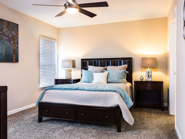Find Plush Carpet, Quiet Fans, and Ample Space in the Bedrooms at our Wadsworth Road Location