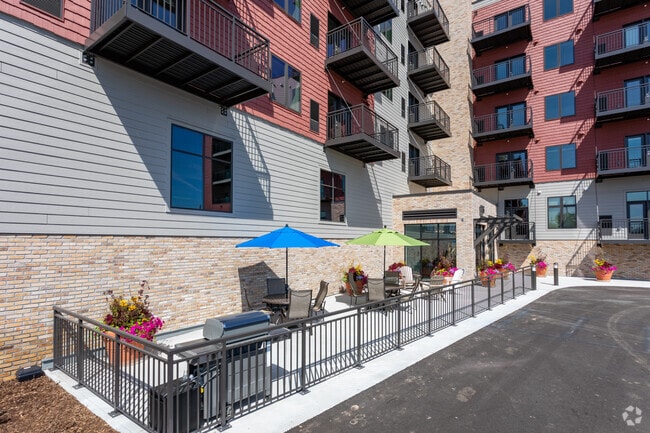 Grill, Fire Table, Patio Area