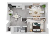 LR- One Bedroom