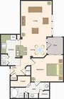 One Bedroom Floorplan
