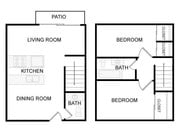 2BR/1.5BA