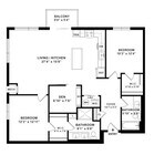 B6D Floor plan W Dimensions