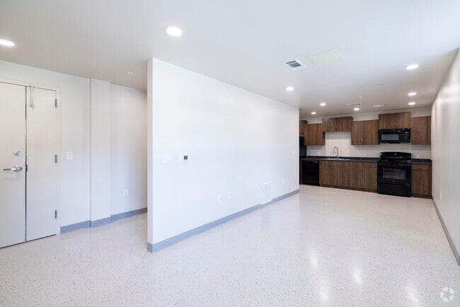 1BR, 1BA - 703SF - Living Room - Landmark 301 Senior Living