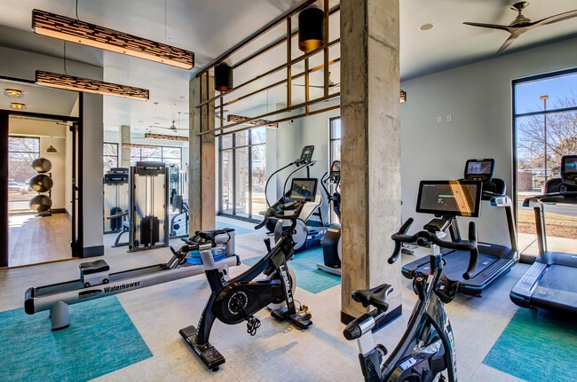 State-of-the-art fitness center with strength and cardio equipment
