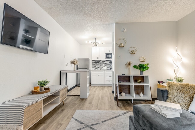 An easy, open layout that brings your living, dining, and kitchen space together seamlessly.