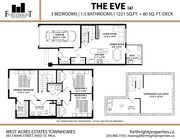 West Acres - Plans d'étage - Maison de ville - 3 chambres - Eve (a)