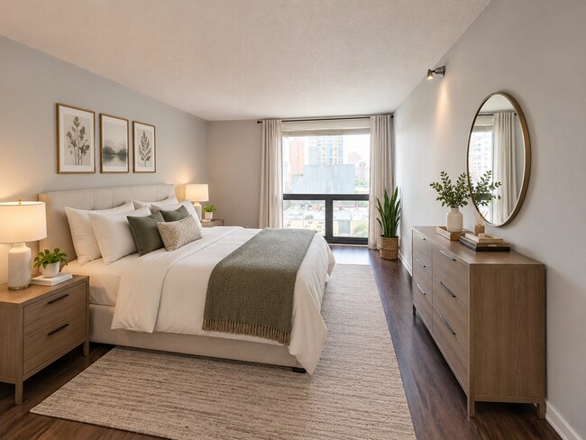 Virtually Staged Bedroom 1