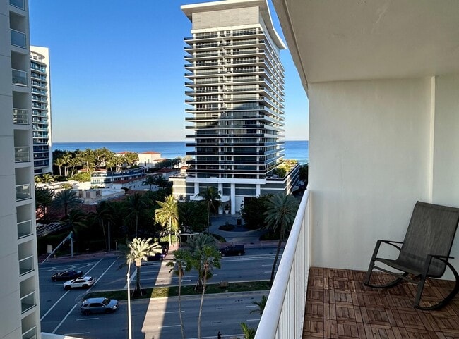 View from Balcony - 5838 Collins Ave Unit 8E