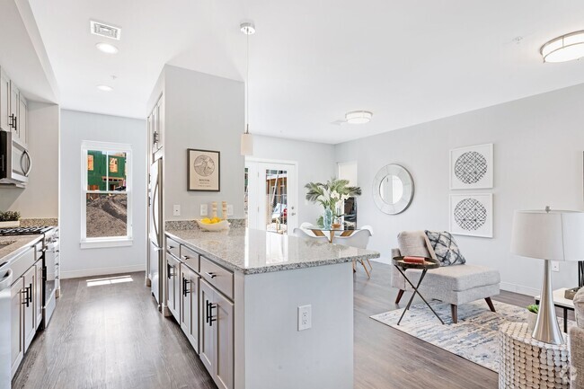 Bright Open Kitchen - The Grove at Olmsted Green Rental