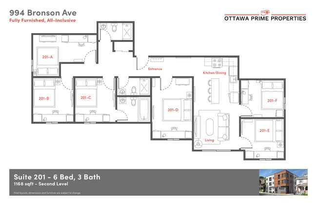 Photo - Two months free-Private room with Private washroom, 5 minutes walk from CarletonU Unité 1