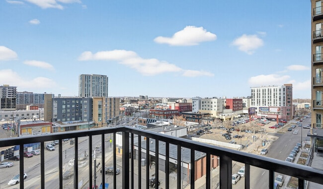 Take in beautiful mountain and city views from your private patio.