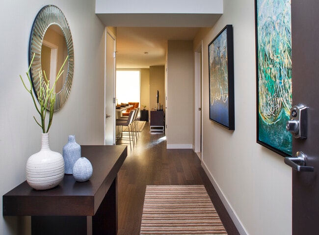 Classic Package I apartment entryway with hard surface flooring