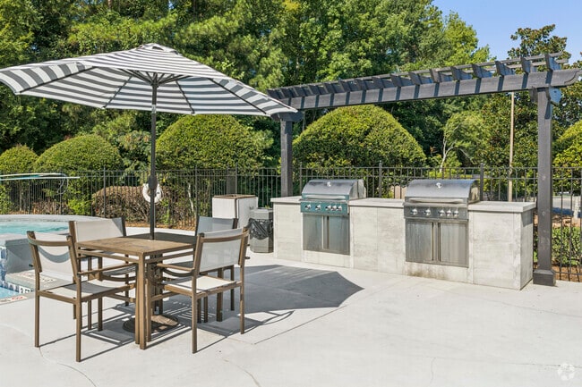 Poolside BBQ Area