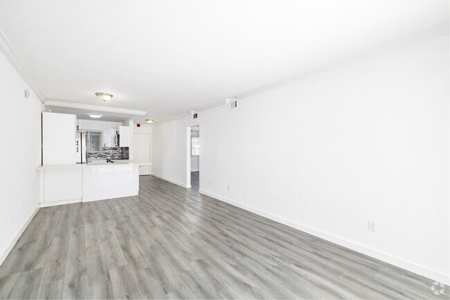 2BR, 1BA - 855SF - Livingroom - Olas Azules