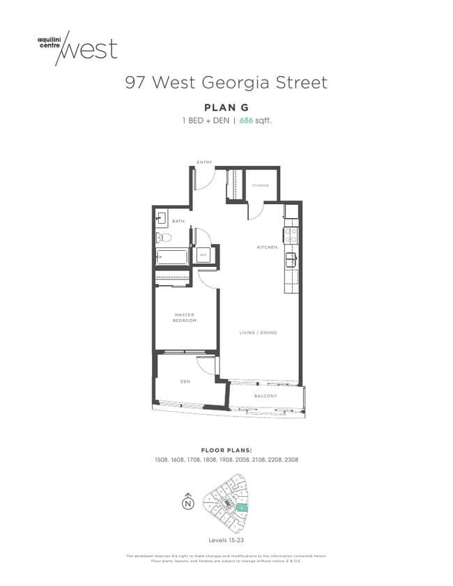 Photo - Centre West - 1908 Unit 1908