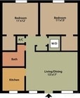 2BR/1BA
