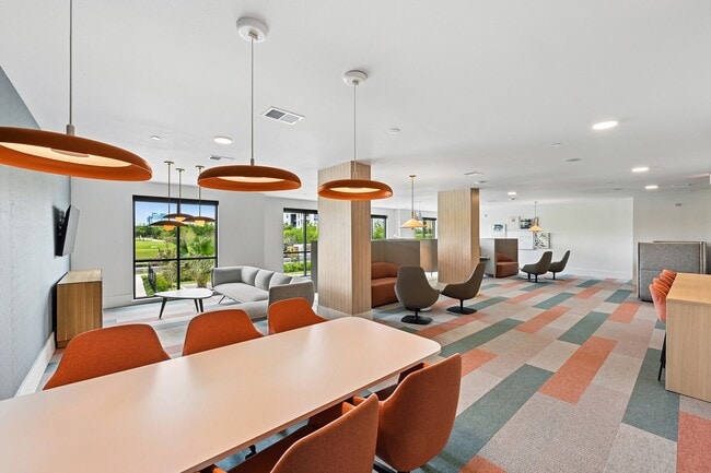 Coworking Lounge with Computers & Printer