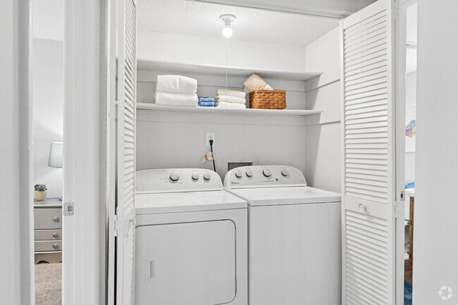 Serendipity 2BR, 2BA - 940SF - Laundry Closet