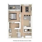 1 dormitorio / 1 baño A7 758 pies cuadrados