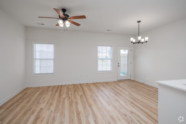 3BR, 2.5BA - 1,420SF - Living and Dining Room - Summerland Townhomes