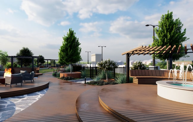 Rooftop Amenity Rendering 9