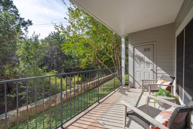 Private Balcony with Wildlife Habitat Views