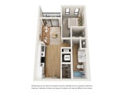 1/1 E - One Bedroom