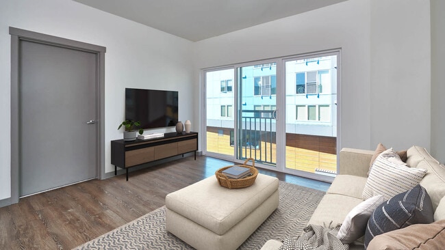 Living Room with Hard Surface Flooring