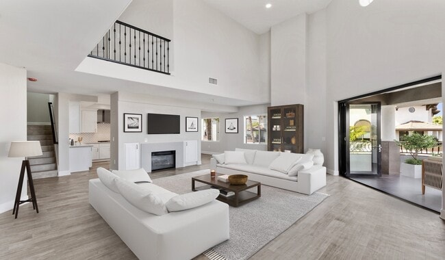 Large sliding doors with ample light!