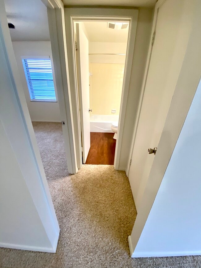 A1 Bedroom and Bathroom - NORTHGATE SQUARE APARTMENTS