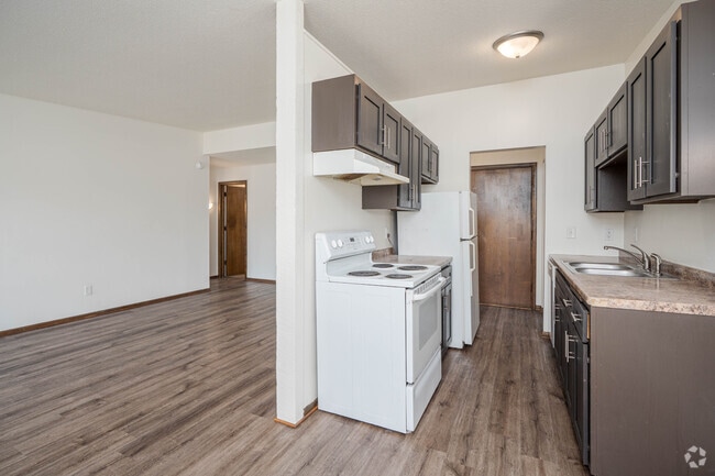 2BR,1BA - 1000SF - Kitchen - Cedar Crest Apartments
