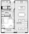 Chic 1 BR + Private Balcony, Spa Shower