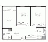 2BR/1BA