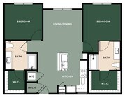 B1-A floor plan Prose Evergreen