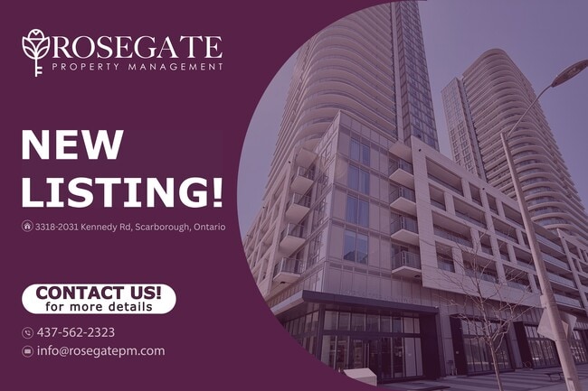 Building Photo - Modern 1-Bedroom Corner Condo with Balcony – Scarborough Unit 3318