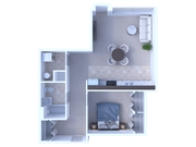 River View 1bed 1bath
