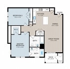 Explore this thoughtfully designed floor plan, perfect for modern living.