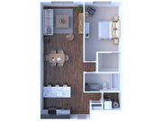 Butler Square A113 1 Bed 1 Bath – 766 sqft Revised May 24