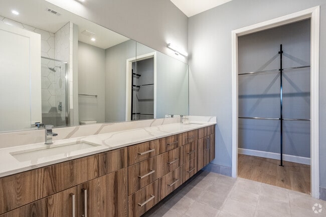 2BR, 2BA - B1 - Primary Bathroom