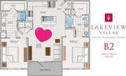 Lakeview Villas Floor Plan B2