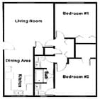 2BR/1.5BA