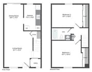 Two Bedroom Townhome