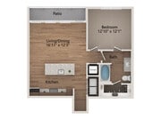 A1 floor plan The Landing at Tiffany Springs