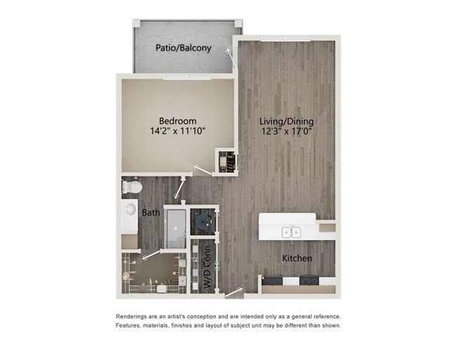 The Villas at Harbour Cove - 1 Bed, 1 Bath, 785 sq. ft.